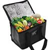 lbxtswpl Borsa frigo da 40 l, pieghevole, borsa termica da picnic | Grande borsa termica riutilizzabile, per la spesa, per campeggio, picnic, shopping, auto, barbecue