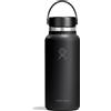 Hydro Flask - Wide Flex Cap 946 ml (32 oz) Bottle - Acciaio Inox, Ermetico - Isolato Freddo 24 Ore & Caldo 12 Ore - Black