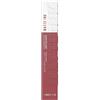 Maybelline New York Tinta Labbra a Lunga Durata, Effetto Matte e Colore Intenso, Tenuta fino a 16 Ore, No Transfer e Senza Sbavature, SuperStay Matte Ink, Tonalità: Soloist (140), 5 ml
