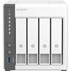 QNAP Server NAS QNAP TS-433 Tower Collegamento ethernet LAN Cortex-A55 [TS-433-4G]
