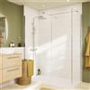SENSEA Walk-in L 80 x H 200 cm, vetro 8 mm vetro senza finitura / trasparente cromo