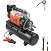 VEVOR Compressore d'aria per impieghi gravosi e serbatoio da 6 litri Gonfiatore portatile per pneumatici da 6,35 CFM 150 PSI