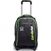 Trolley Scuola Tech, Nero Verde, Kupang, 3 in 1, Triplo Uso, Zaino Con Carrello