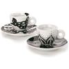 illy 25154 Art Collection, Collezione Genesi 2 Tazzine da Espresso Numerate e Fi
