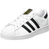 adidas Originals Superstar C, Scarpe da ginnastica Unisex - Bambini e ragazzi, Cloud White Core Black Cloud White, 31 EU