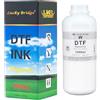 Lucky Bridge Inchiostro DTF bianco 1 x 1000 ml Premium Pigment Ink per pellicola PET trasferimento di calore inchiostro di ricarica per tutte le stampanti Epson DTF con testina di stampa DX5 DX7 5113