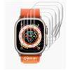 Glcrrpu Pellicola Protettiva per Apple Watch Ultra/Ultra 2/Ultra 3, 49 mm | [5 Pezzi] Pellicola idrogel HD per smartwatch: trasparente, touch sensibile, copertura totale, auto-riparante & kit facile.