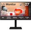 LG 27BA450-B Monitor PC 68,6 cm [27] 1920 x 1080 Pixel Full HD Nero (27IN 27BA45