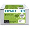 DYMO LW etichette originali multiuso § 32x57 mm § 12 rotoli da 1.000 etichette f