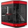 HYTE Y60 Midi Tower Nero, Rosso (HYTE Y60 MID TOWER CASE RED)