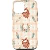 Cozy Countryside Farm Life Design Studio Custodia per iPhone 12/12 Pro Ferro Di Cavallo Bandana Piume Casale Occidentale Acquerello