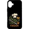 Cucina vegana di Christine-Krahl Custodia per iPhone 16 Plus Vegan Cucina Vegetale Ricette Alimentazione Salutare