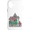 Lakelandwholesale1 Shirt Company Custodia per iPhone 16 Plus Amo Italia Firenze Cupola Mappa Limoni Uva Grafica Vintage