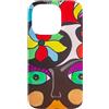 Philippe Seigle Custodia per iPhone 14 Pro Philippe Seigle Potente Donna grassetta Colorato Arte Floreale Pop