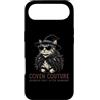Coven Couture Witchy Halloween Fashion G Custodia per iPhone Air Cappello da strega gatto con occhiali da sole e piume, scialle elegante
