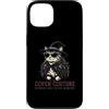 Coven Couture Witchy Halloween Fashion G Custodia per iPhone 13 Cappello da strega gatto con occhiali da sole e piume, scialle elegante