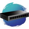 STRONG Switch Ethernet Gigabit a 8 Porte, 10/100/1000 Mbps, Metallo