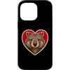 Wombat Animal Lover Custodia per iPhone 14 Pro Max Wombat Cuore