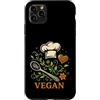 Cucina vegana di Christine-Krahl Custodia per iPhone 11 Pro Max Vegan Cucina Vegetale Ricette Alimentazione Salutare