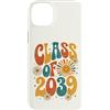 Groovy Kindie School Graduation Ts Custodia per iPhone 14 Plus Classe del 2039 Retro Daisy Flower Sun Groovy Anno di Laurea