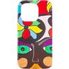 Philippe Seigle Custodia per iPhone 15 Pro Philippe Seigle Potente Donna grassetta Colorato Arte Floreale Pop