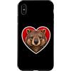 Wombat Animal Lover Custodia per iPhone XS Max Wombat Cuore