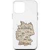 Lakelandwholesale1 Shirt Company Custodia per iPhone 12 mini Deutschland Karte Der Landeskinder Germania Vintage Mappa