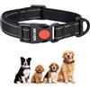 REVER Collare Cane Riflettente, Nylon Resistente, Neoprene Morbido | Fibbia Sicura e Anello a D per Cani Piccoli Medi e Grandi