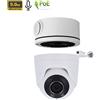 Ajax Telecamera IP dome 5Mp PoE Bianco 3K TurretCam + BOX - 64923 (2.8mm 110Â°)