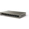 TENDA Rete - Switch Desktop 8 Porte 10/100m Poe 63w, Tef1110p-8-63w