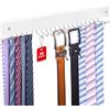 OTECKK Cravatte da parete, organizer per cintura da uomo, con 20 ganci, antiscivolo, girevole a 180 gradi, per armadio/montaggio a parete