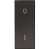 VIMAR 30016.G Linea interruttore illuminabile 2 poli 1 m basculante, nero