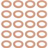 LT Easiyl 20 rondelle in rame 15 x 10 x 1,5 mm per tenuta del tubo del freno compatibile con Opel compatibile con Vauxhall, 05 62 730, 05 62 732