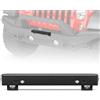Nilight Telaio universale con piastra ribaltabile per passacavo Hawse da 25,4 cm, supporto per targa anteriore, supporto per paraurti e verricello, adatto per la maggior parte dei pickup, fuoristrada
