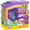 Moose Little Live Pets Mama Surprise Cavia Interattiva in Peluche Arcobaleno con 3 Cuccioli e Accessori, 4+ Anni