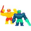 Moose Heroes of Goo Jit Zu Meteor Madness Dehnbare Figuren 2er-Pack Flame Blazagon vs. Cacticus 13 cm