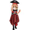Rubie's Pirata Bambina 3-4 anni