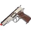 Gonher Pistola finta in metallo revolver polizia giocattolo