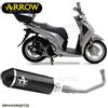 Arrow Impianto completo HONDA SH 125 / 150 2016 ARROW ALU Nero URBAN