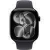 Apple Watch Series 11 GPS 46mm Jet Black Aluminum Case Sport Band M/L - Black EU