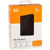 WESTERN DIGITAL MY PASSPORT 6TB NERO USB 3.2 GEN 1 MOD. WDBR9S0060BBK-WESN EAN 0