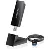 NETGEAR Nighthawk A8000 Adattatore Di Rete Wi-Fi USB 3.0 Nero