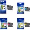 Brother LC-422XL ORIGINALE CARTUCCIA BK C M Y 3000/1500 pagine kit 4 Pezzi