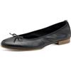 Tamaris Donna Ballerina Pelle Piatta Blu 38 EU