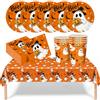 YESAH Set da tavola di Halloween 53P, pacchetto di stoviglie di carta