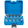 BGS technic BGS set di chiavi a bussola esagonali a trazione quadrata 12,5 mm (1/2") pollici dimensioni 10 pezzi - 2434