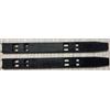 IBM Coppia di guide hard disk rail IBM PC 5170 per hard disk 3,5" nere