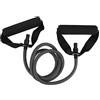 Garosa Fascia Elastica per Allenamento Fitness, Corda Elastica per Esercizi Fisici Yoga e Palestra, Resistenza Regolabile per Training Combinato (Nero)