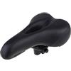 AKOOSY Sella per Bicicletta Comoda, Ergonomica e Traspirante in Cuoio Nero | Adatta alla Mountain Bike, Facile da Installare, Compatibile Molti Modelli, Seduta Confortevole