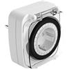 ANSMANN Timer da esterno AES7, timer meccanico 24 ore ripete ogni giorno l'ora impostata, max. 16 A/3680 W, ideale per il vostro prato o aiuola in giardino, cortile, balcone, terrazzo